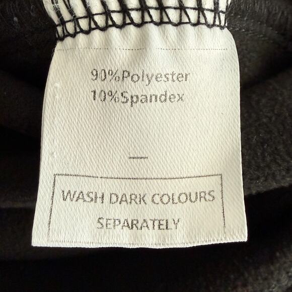 Women's XL Black Fleece Sweatshirt Cozy Witchy Everyday Timeless Outdoors - Picture 4 of 10